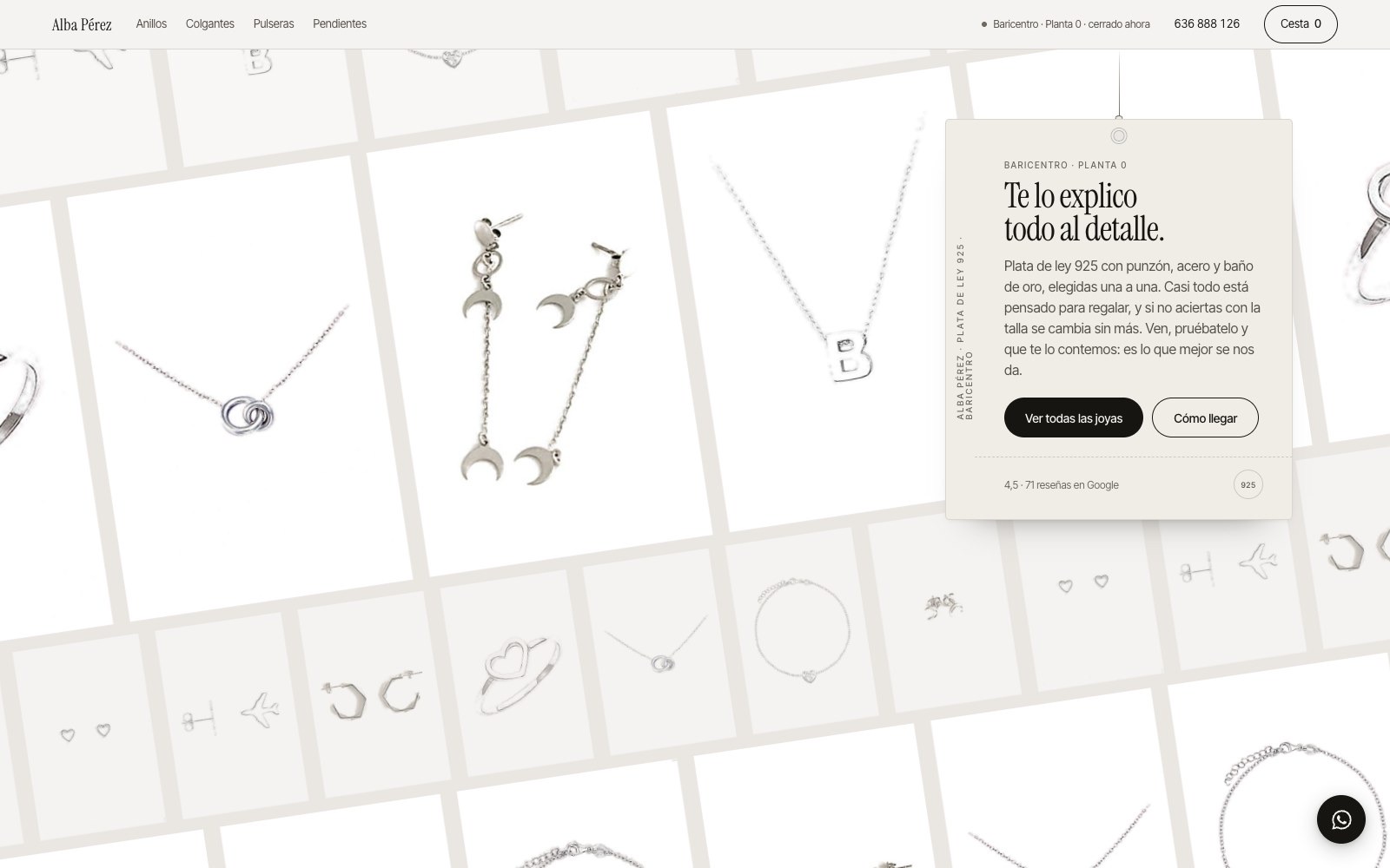 Portada del rediseño: 'Te lo explico todo al detalle', con la ficha de Google real (4,5 · 71 reseñas) integrada